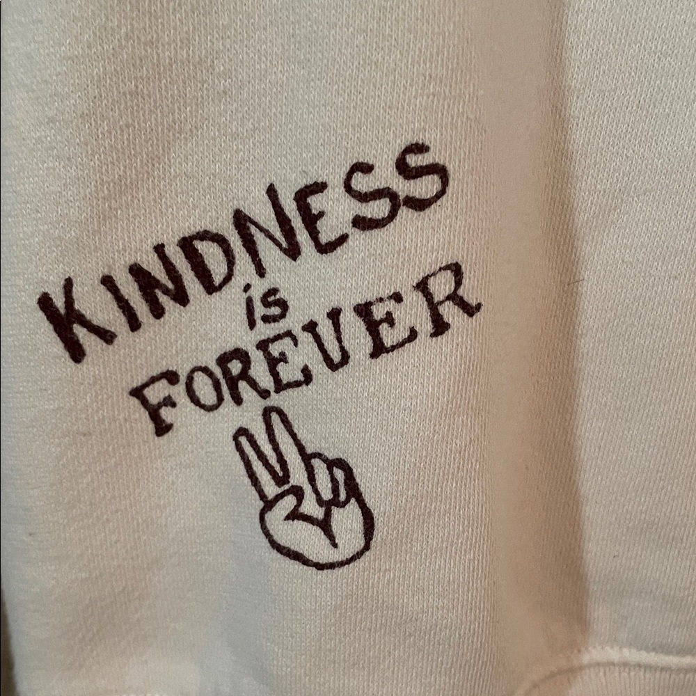 Polo by Ralph Lauren Cream Hoodie Large 10/12 Girls Sweatshirt - Picture 3 of 6